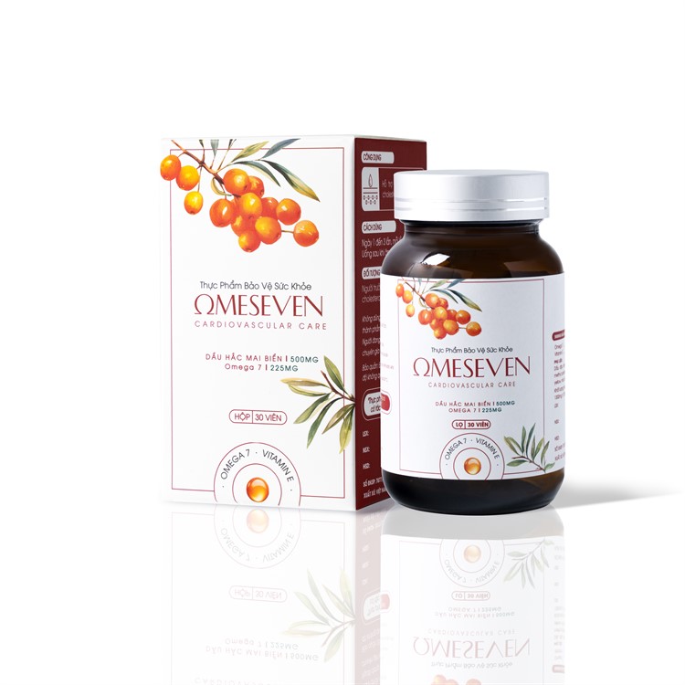 Tác dụng giảm mỡ máu, phòng ngừa bệnh tim mạch của Omega-7 trong dầu hắc mai biển